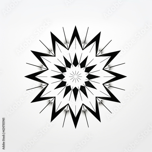  Symetrische Mandalas mit präzisen schwarzen Linien 6