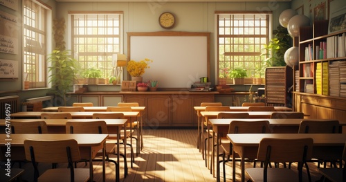Interior of School for background  © For