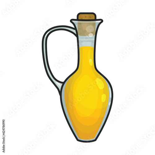 Bottle oil vector icon.Color vector icon isolated on white background bottle oil .