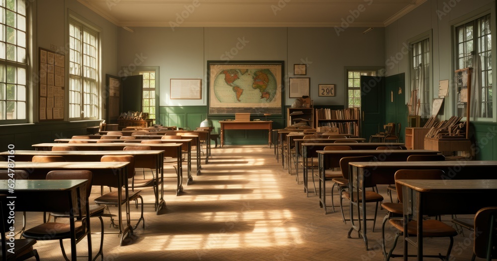Interior of School for background 