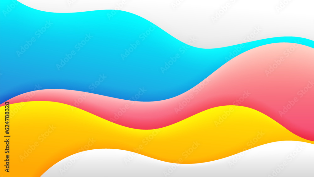 Abstract background soft gradient color and dynamic shadow on background .Vector background for wallpaper banner. Eps 10