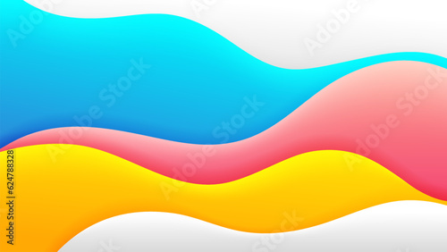 Abstract background soft gradient color and dynamic shadow on background .Vector background for wallpaper banner. Eps 10