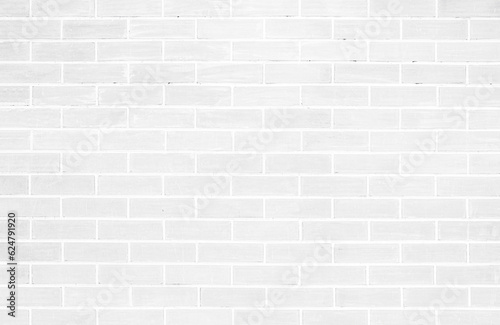 Old white brick wall textured backgrounds for design. 