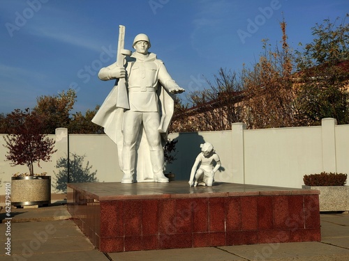 Krasnodar, Krasnodar Krai, Russia - 10.31.2021. ..Monument to Soldiers of the Soviet Army