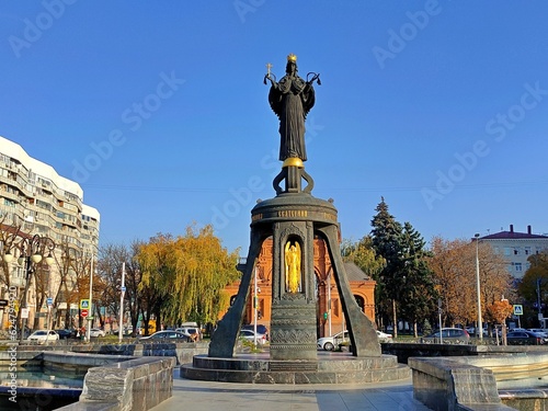 Krasnodar, Krasnodar Krai, Russia - 10.31.2021. St. Catherine's Fountain