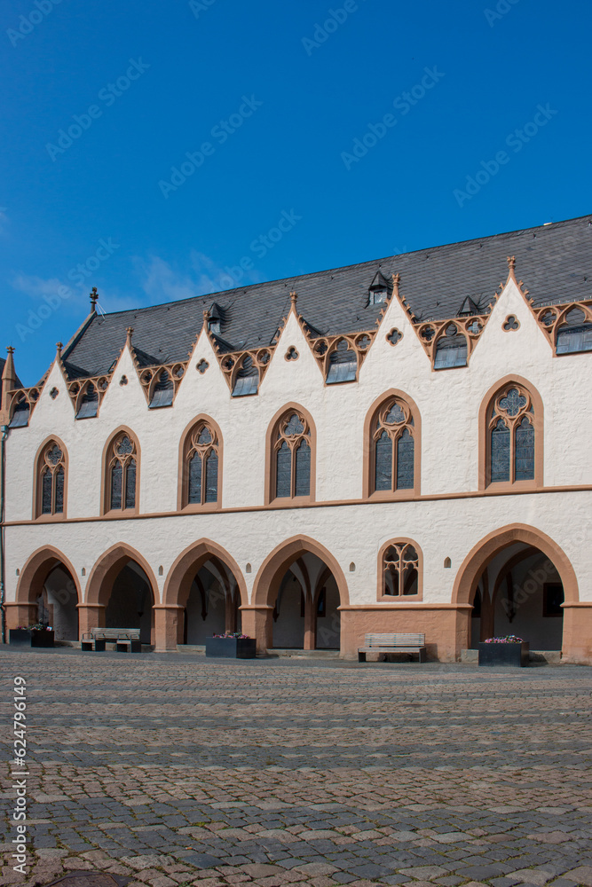 Fototapeta premium historical city hall (Rathaus) Goslar Lower Saxony (in german Niedersachsen) Germany