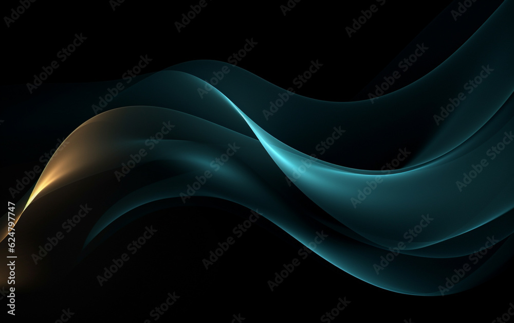 Abstract dark background with smooth soft lines Abstract dark background with smooth soft lines