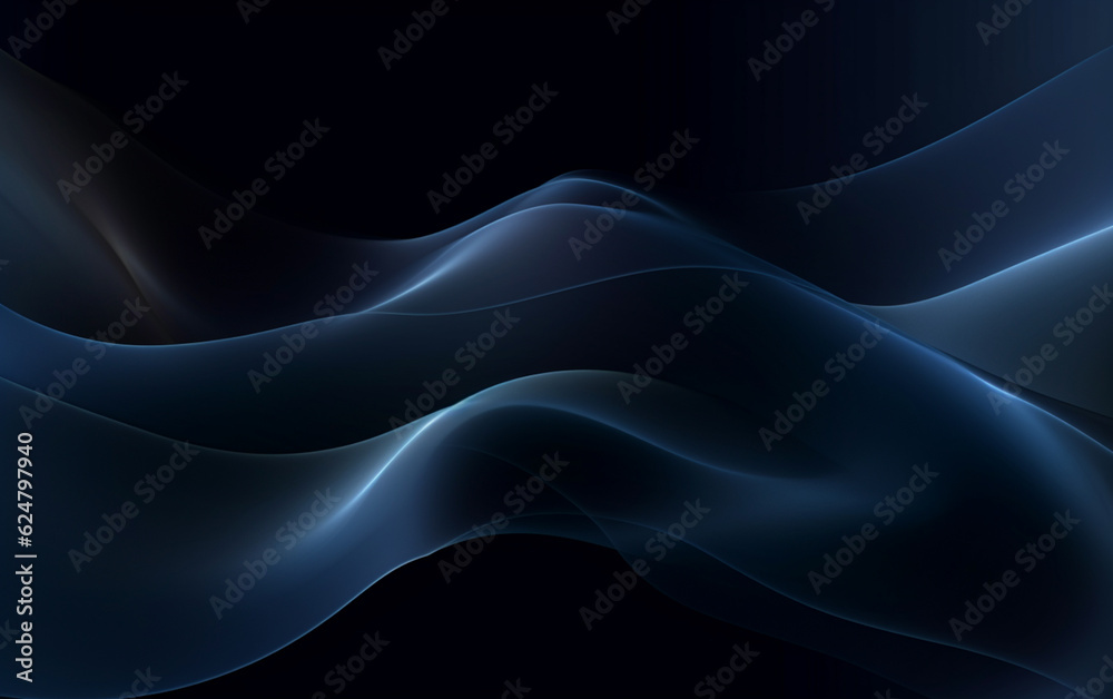 Abstract dark background with smooth soft lines Abstract dark background with smooth soft lines