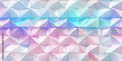 Abstract geometic 3d background, mosaic structure texture. Generative AI