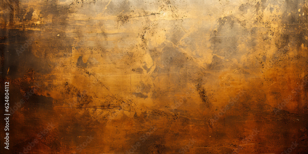 old grunge copper bronze rusty metal texture background effect