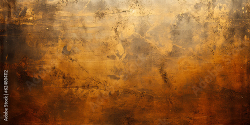 old grunge copper bronze rusty metal texture background effect