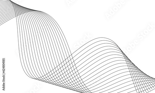 black and white Abstract grey smooth element swoosh wave . Abstract business wave curve lines background.