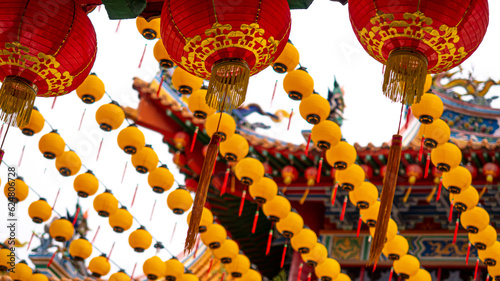 Photography Lanterns in Thean Hou Temple -  Chinese Temple Kuala Lumpur, Malaysia