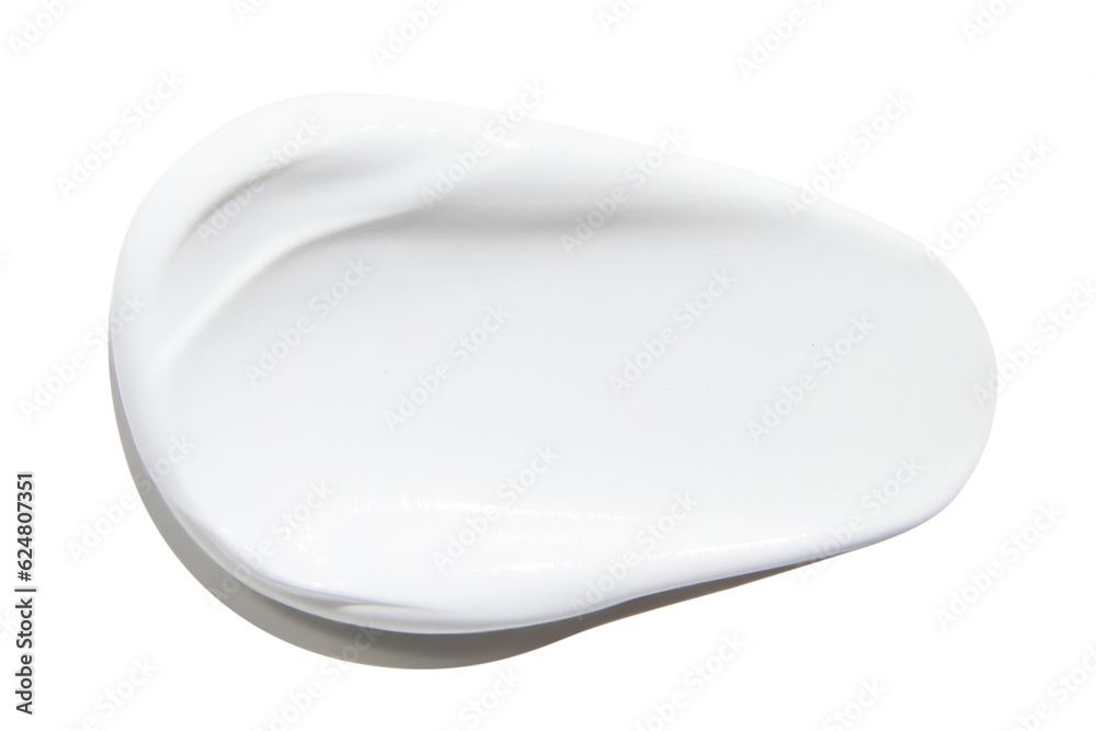 Smears of beautiful white cream on an empty background. isolated Smears of beautiful white cream on an empty background. isolated