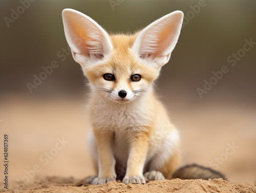 Photo of Fennec Fox: With its large ears and expressive eyes, the fennec fox is undeniably adorable