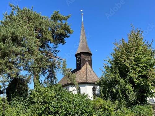 Evangelical Reformed Church in Unterdorf or Evangelisch-reformierte Kirche Unterdorf - Zürich (Zurich or Zuerich), Switzerland (Schweiz) photo