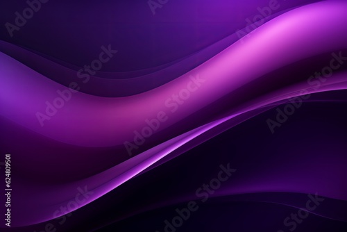 Purple curve lines vortex, fantasy background, 3d rendering. Computer digital drawing. Generative AI