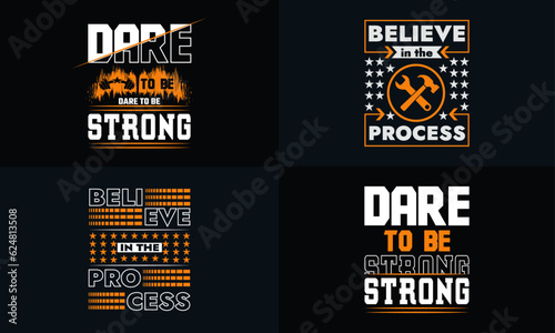 best typography t shirt design for gym and fitness inspiration and motivation