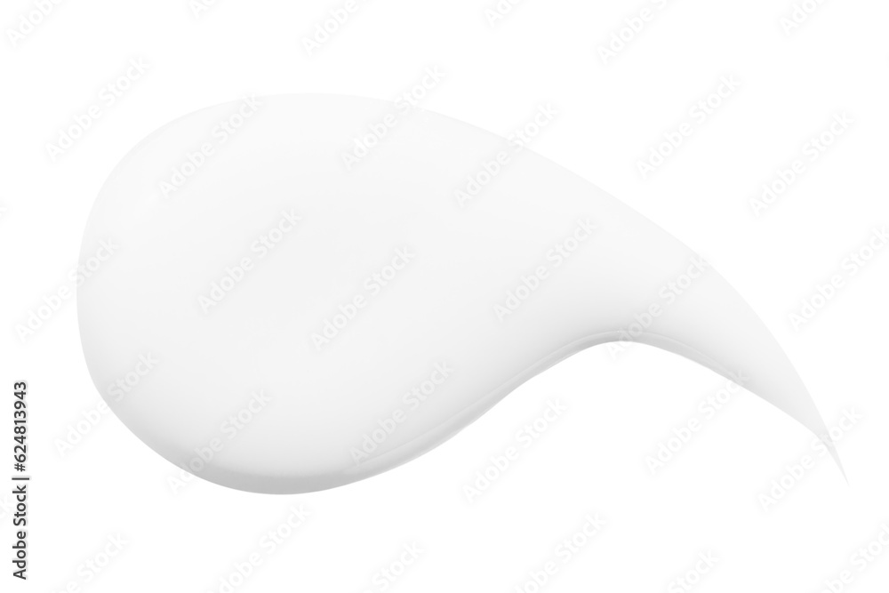 Smears of beautiful white cream on an empty background. isolated Smears of beautiful white cream on an empty background. isolated