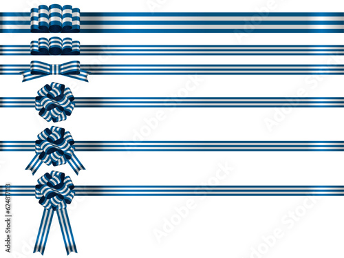 リボン縞020-12縛端