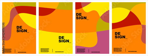 colorful abstract background for banner, poster, template, flyer, brochure, book, design, etc