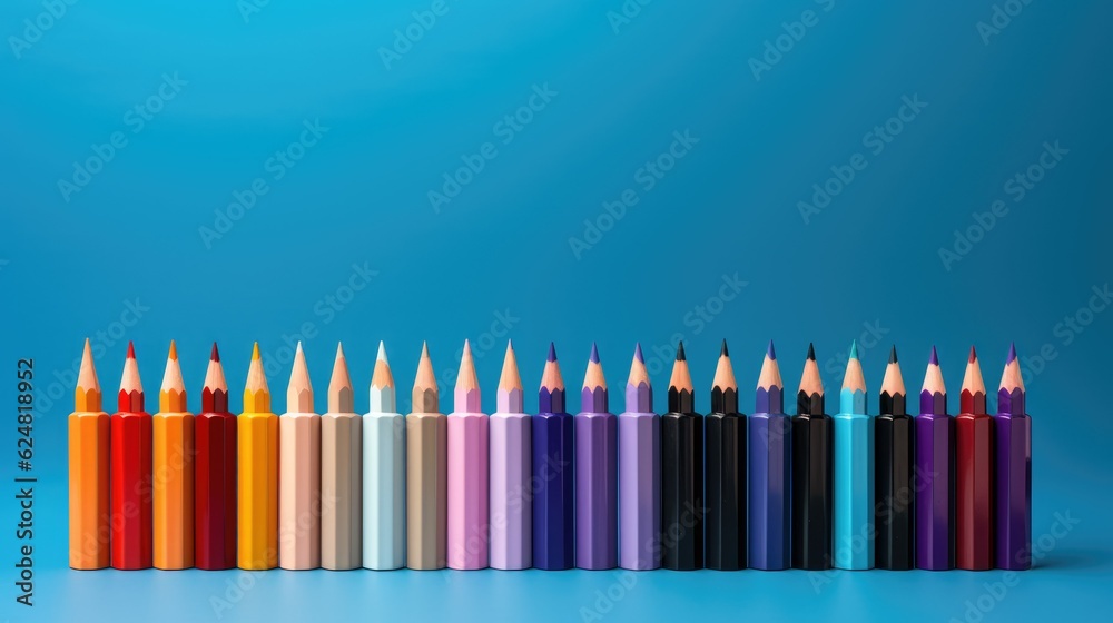 Group of sharpened pencils to commemorate Back to School 