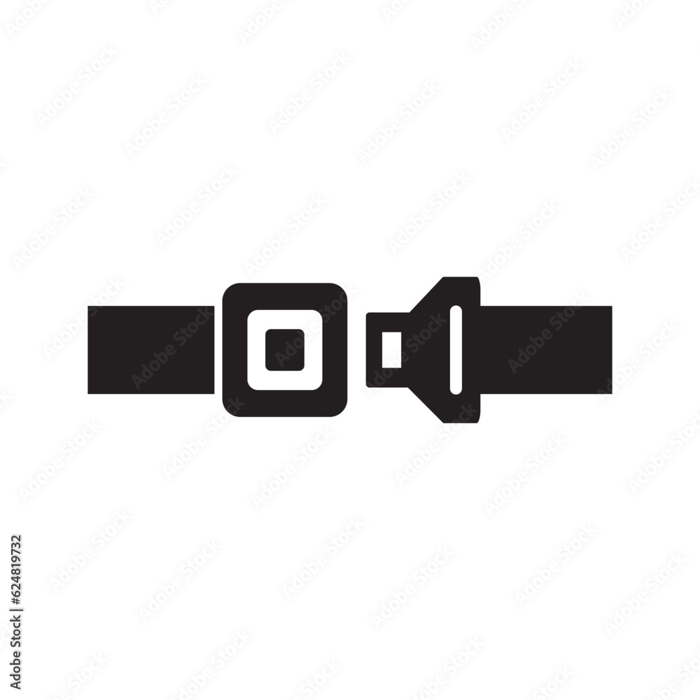 Seat belt icon vector illustration symbol Seat belt icon vector illustration symbol
