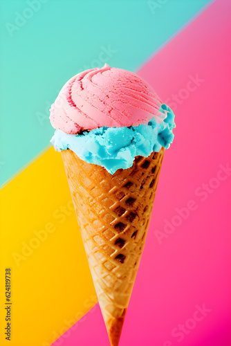 ice cream cone, generative ai