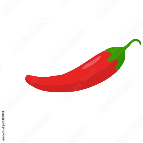 Extra hot chili pepper red