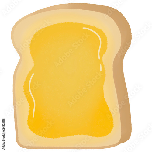 Toast butter