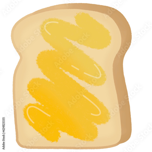 Toast butter
