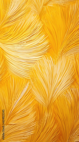 yellow feather texture. wallpaper or background concept 