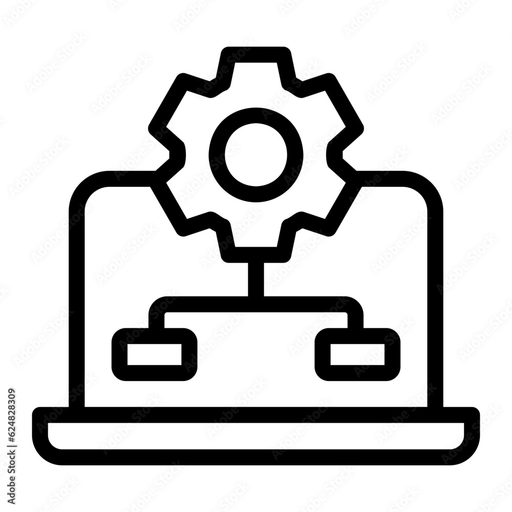 programming glyph icon programming glyph icon