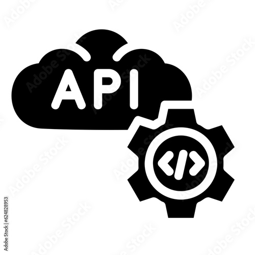 api glyph icon