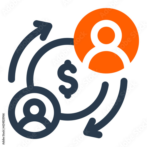 facilitating peer-to-peer transactions with ease icon