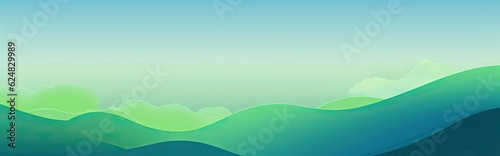 colorful  abstract wavy background with a rainbow border