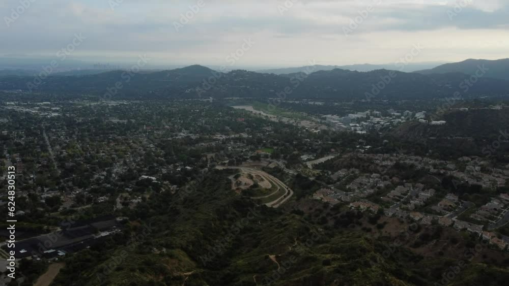 Aerial Cityscape of Altadena and San Gabriel Valley, Los Angeles County Aerial Cityscape of Altadena and San Gabriel Valley, Los Angeles County