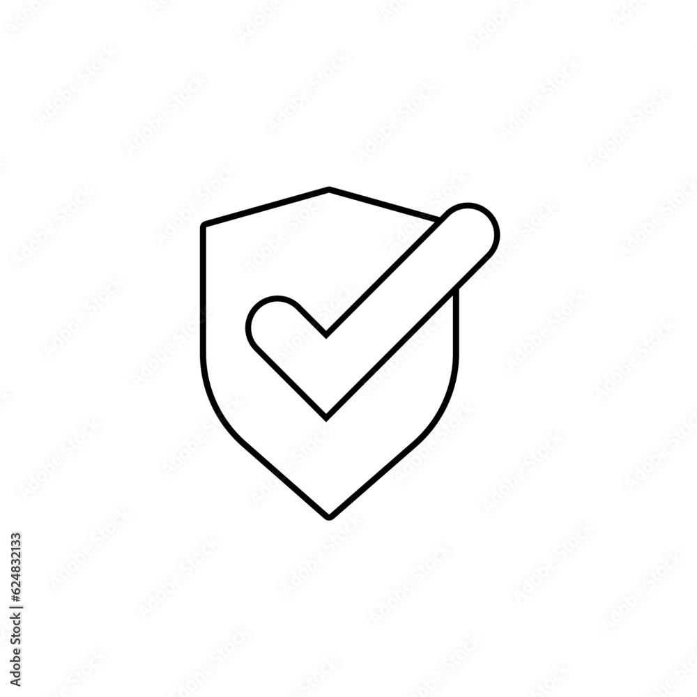 Shield with check mark icon Shield with check mark icon