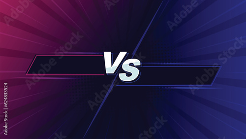 Esports versus screen abstract background vector illustration for video gaming and cyber sport events  in hd resolution
