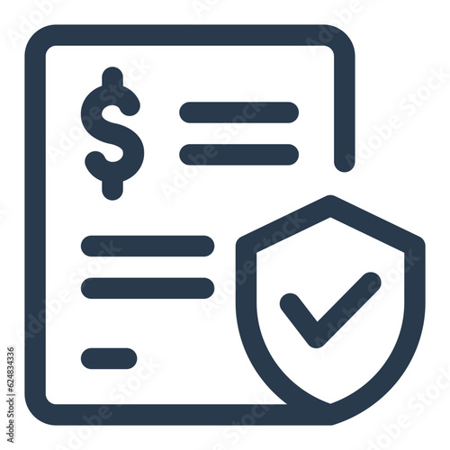 ensuring financial safety and protection icon