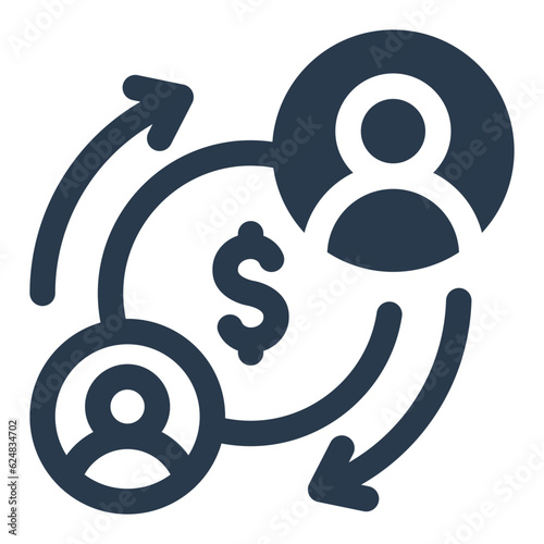 facilitating peer-to-peer transactions with ease icon