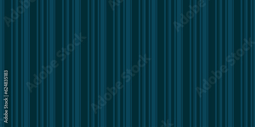 Subtle vertical stripes pattern. Simple vector seamless texture with thin and thick lines. Modern abstract teal color geometric striped background. Dark minimal repeat geo design for print, wallpaper