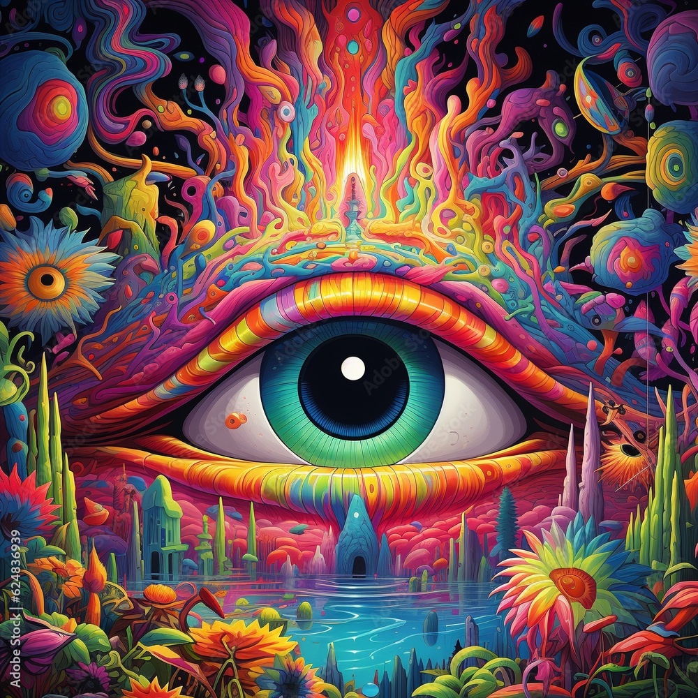 Color perception of reality. lsd drugs. Color perception of reality. lsd drugs.