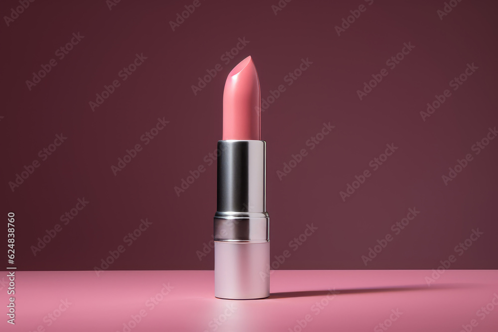 Pink lipstick for commercial, AI generated Pink lipstick for commercial, AI generated