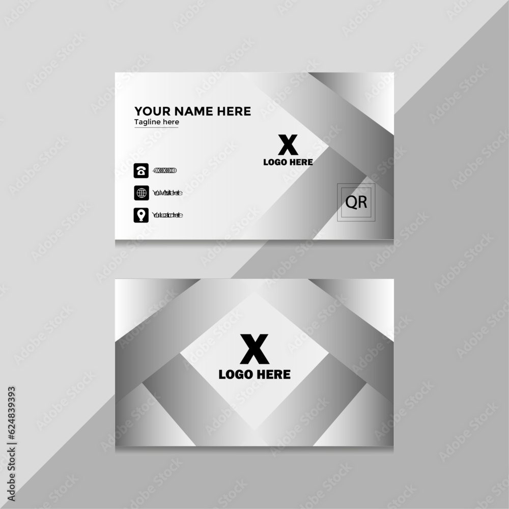 Fototapeta premium professional business card template