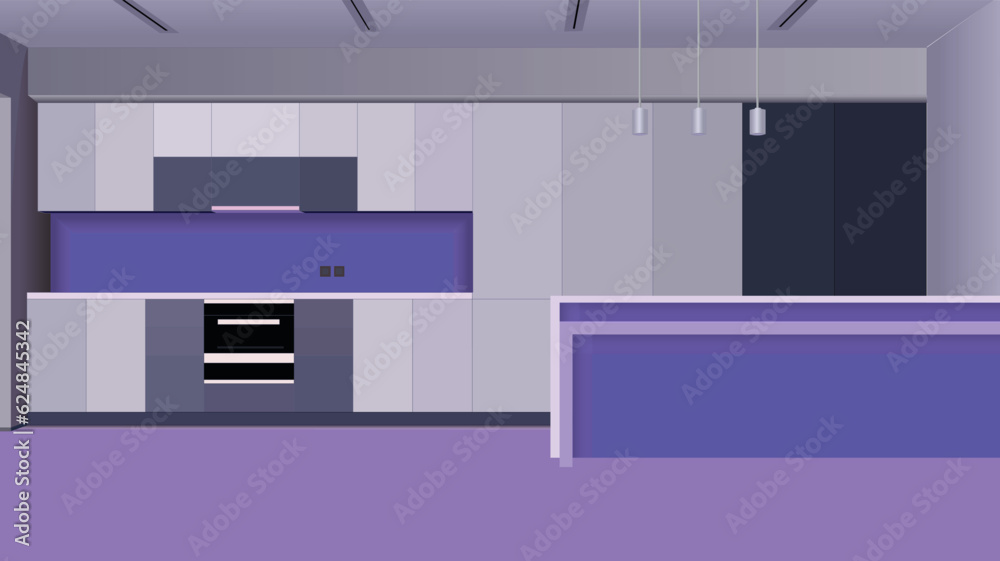 Office interior with reception and waiting area. Flat style, vector illustration. Office interior with reception and waiting area. Flat style, vector illustration.