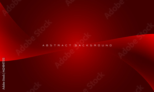 Abstract red curve futuristic with blank space design modern creative background vector