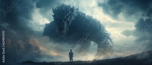 monumental gargantuan creature, fear