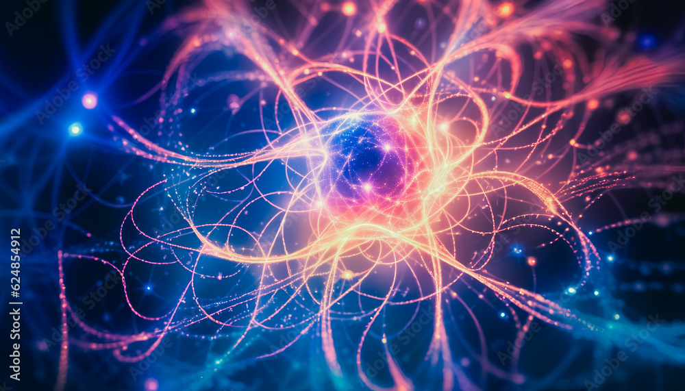 An Artistic Exploration of Networked Synapses. Generative AI. An Artistic Exploration of Networked Synapses. Generative AI.