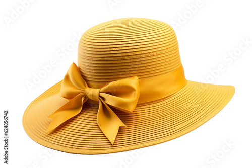 Foto straw hat isolated on white background